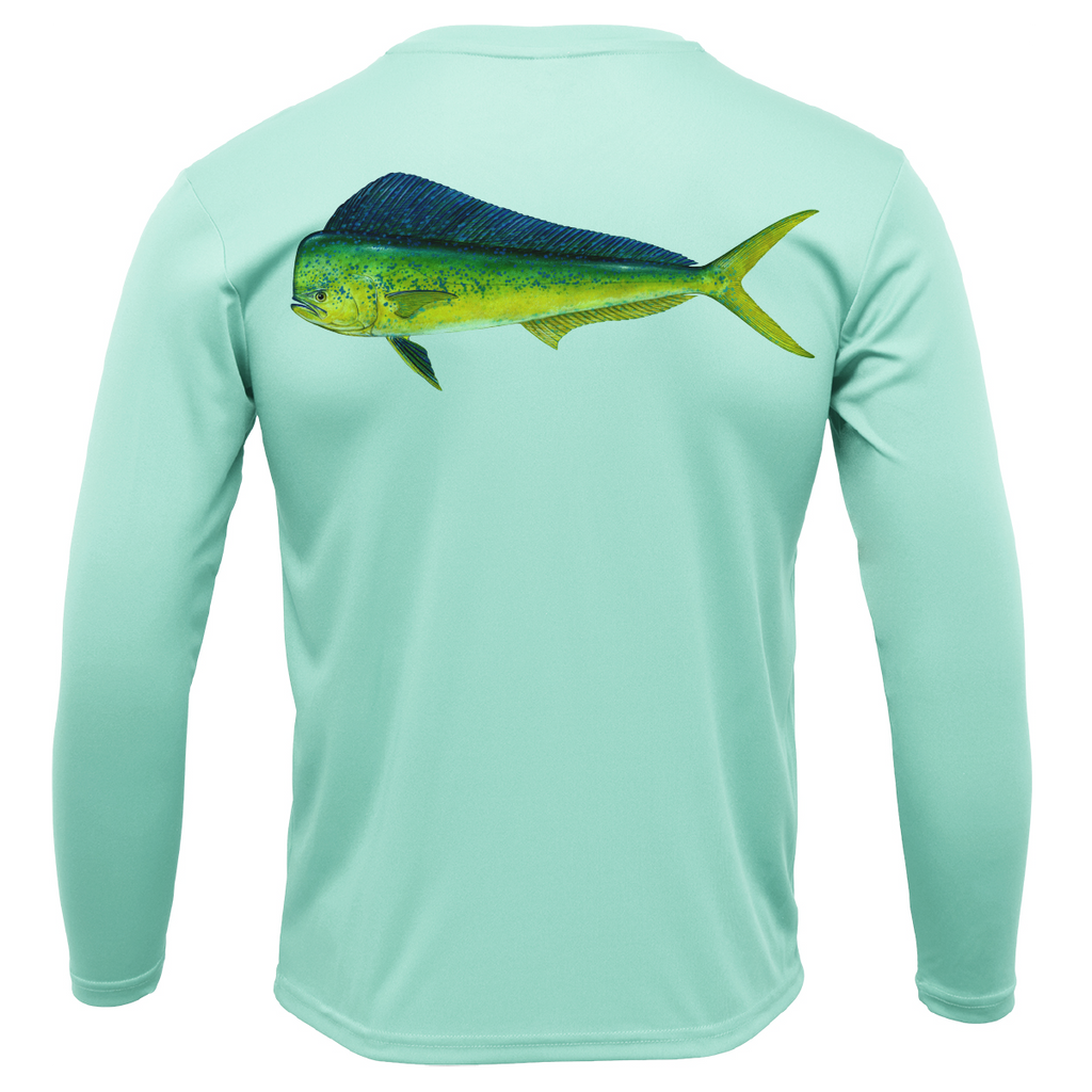 Key West, FL Permit Long Sleeve UPF 50+ Dry-Fit Shirt – Saltwater Born