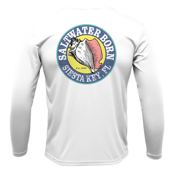 Siesta Key, FL USA Born Long Sleeve UPF 50+ Dry-Fit Shirt