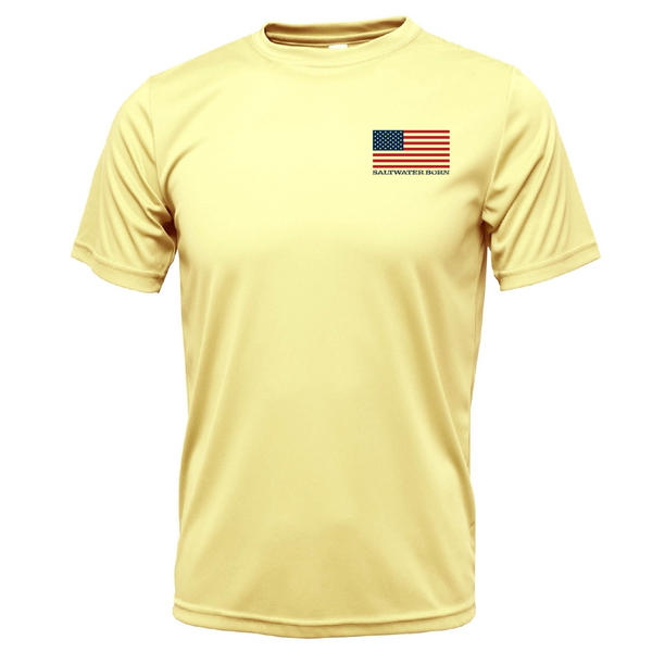 Camiseta de manga corta USA Snook UPF 50+ Dry-Fit