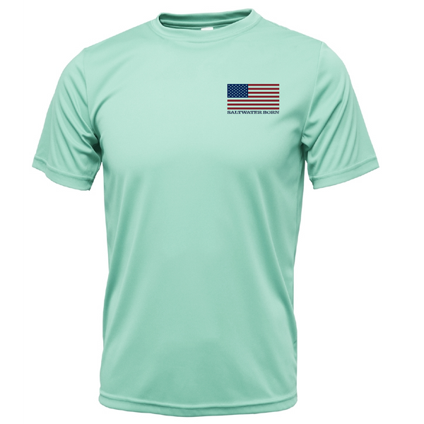 USA Snook Short Sleeve UPF 50+ Dry-Fit Shirt