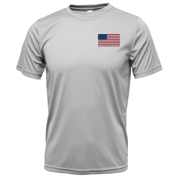 Camiseta de manga corta USA Snook UPF 50+ Dry-Fit