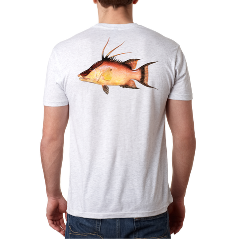 Vintage Siesta Key Hogfish camiseta suave