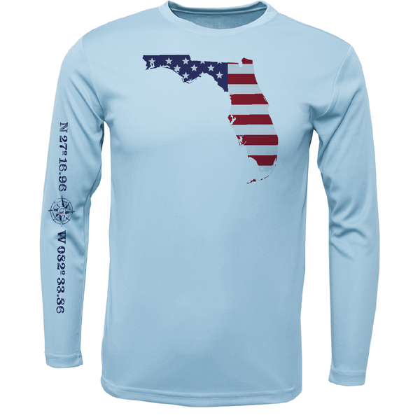 Siesta Key Florida USA Long Sleeve UPF 50+ Dry-Fit Shirt