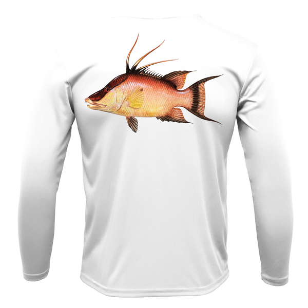 Siesta Key Hogfish Camisa de manga larga UPF 50+ Dry-Fit