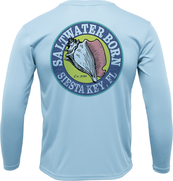 SK Marlin on Chest Long Sleeve UPF 50+ Dry-Fit Shirt