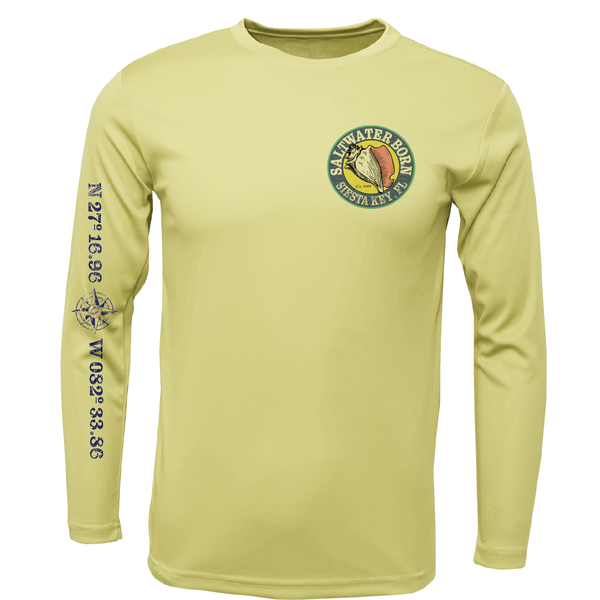Siesta Key, FL Tarpon Long Sleeve UPF 50+ Dry-Fit Shirt