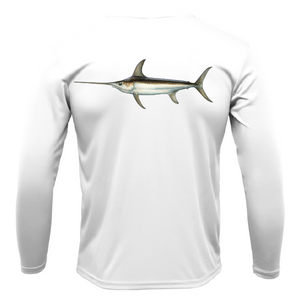 Siesta Key Swordfish Long Sleeve UPF 50+ Dry-Fit Shirt