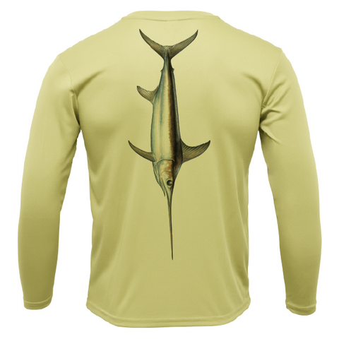 SK Swordfish on Chest Long Sleeve UPF 50+ Dry-Fit Shirt – Saltwater Born