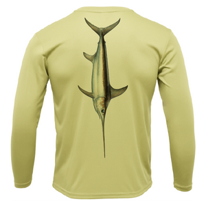 Key West, FL Trophy Sword Long Sleeve UPF 50+ Dry-Fit Shirt