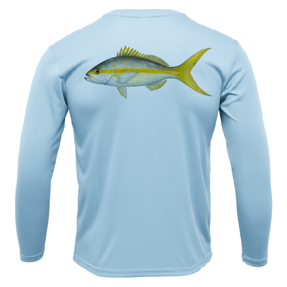 USA Yellowtail Long Sleeve UPF 50+ Dry-Fit Shirt