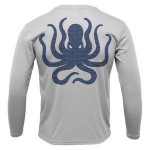 Siesta Key, FL Kraken Boy's Long Sleeve UPF 50+ Dry-Fit Shirt