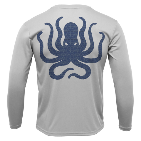 Siesta Key Kraken Boys Long Sleeve UPF 50+ Dry-Fit Shirt
