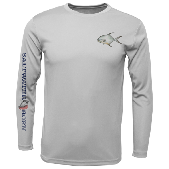 Clean Permit Long Sleeve UPF 50+ Dry-Fit Shirt – Saltwater Born