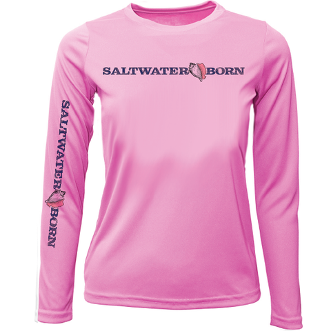 Saltwater Born Girls Long Sleeve UPF 50+ Dry-Fit Shirt