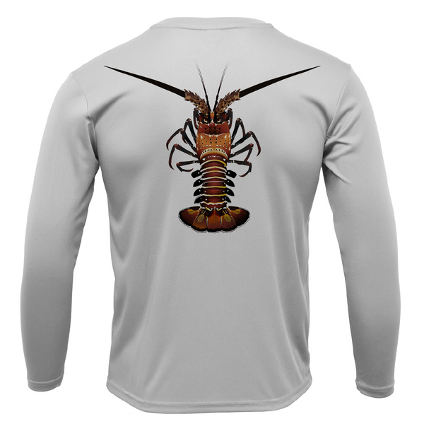 Key West, FL Realistic Lobster Long Sleeve UPF 50+ Dry-Fit Shirt