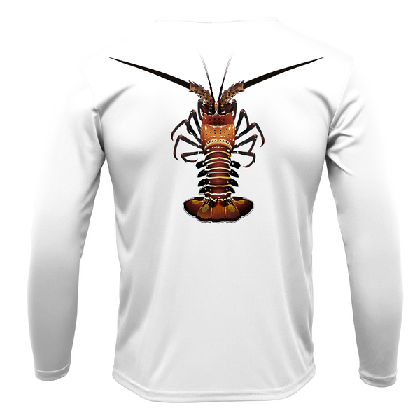 Key West Realistic Lobster Long Sleeve UPF 50+ Dry-Fit Shirt