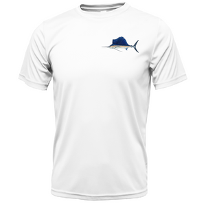 Sailfish on Chest Short Sleeve UPF 50+ Dry-Fit Shirt