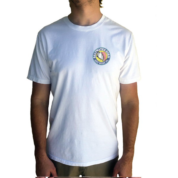 Camiseta de algodón orgánico nacida en agua salada
