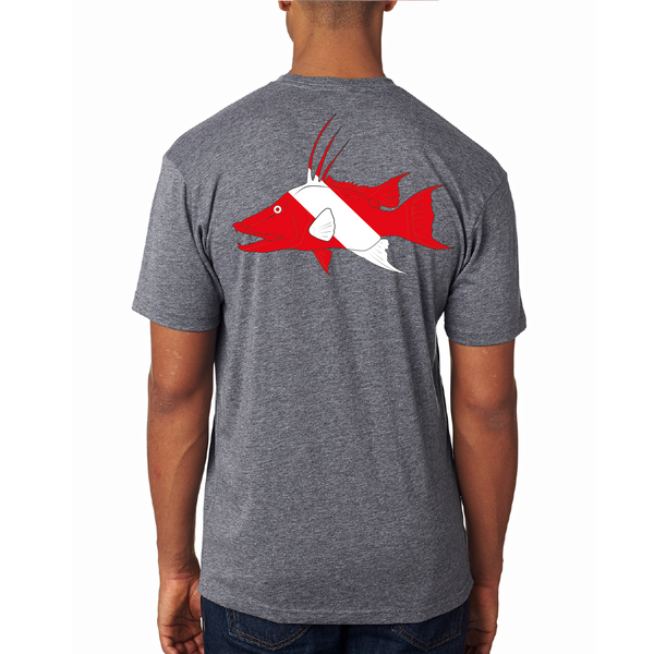 Vintage Siesta Key Hogfish Diver camiseta suave