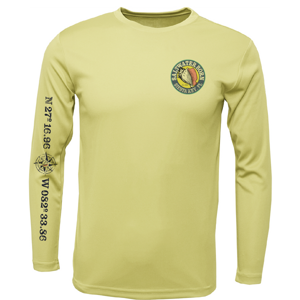 Siesta Key, FL Marlin Long Sleeve UPF 50+ Dry-Fit Shirt