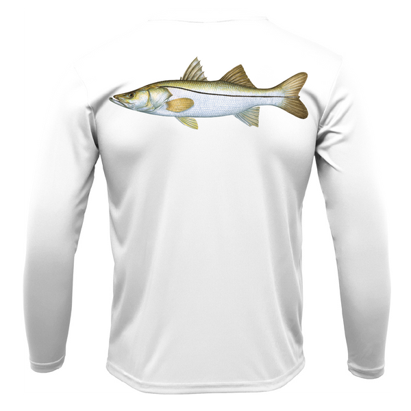 Siesta Key, FL Snook Long Sleeve UPF 50+ Dry-Fit Shirt
