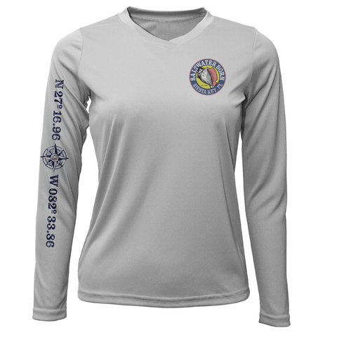 Siesta Key Saltwater Born Long Sleeve UPF 50+ Dry-Fit Shirt