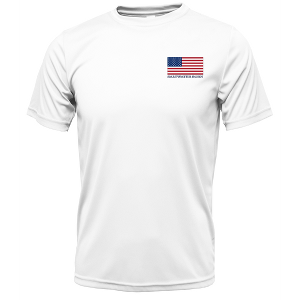 USA Snapper Short Sleeve UPF 50+ Dry-Fit Shirt