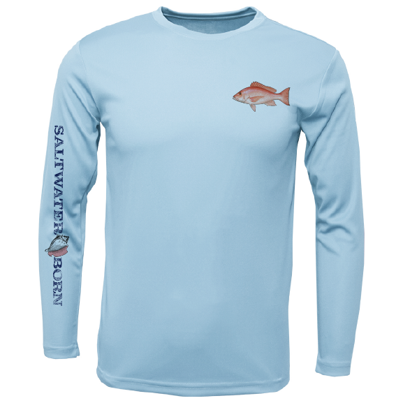 Clean Snapper Long Sleeve UPF 50+ Dry-Fit Shirt