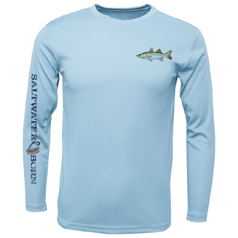 Snook on Chest Long Sleeve UPF 50+ Dry-Fit Shirt