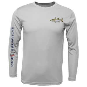 SK Snook on Chest Long Sleeve UPF 50+ Dry-Fit Shirt