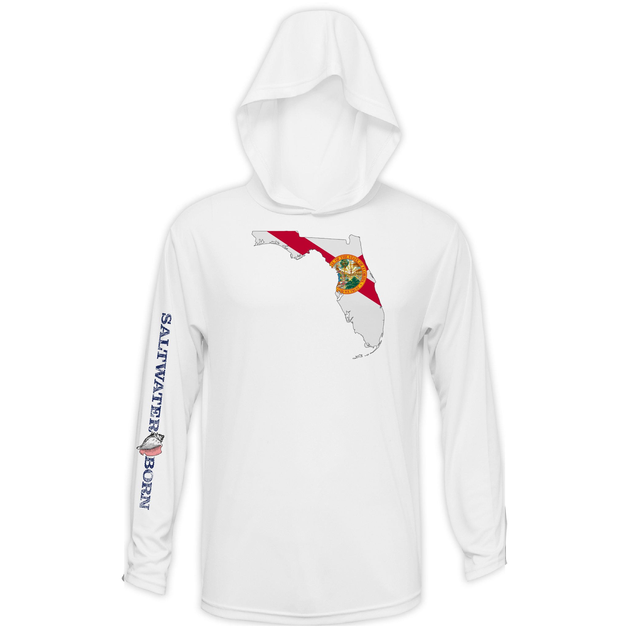 State of Florida Boys and Girls Long Sleeve UPF 50+ Dry-Fit Hoody