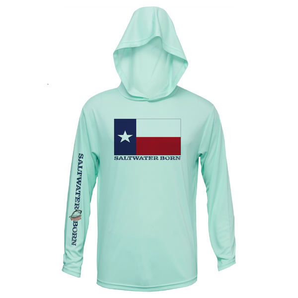 Texas Flag Long Sleeve UPF 50+ Dry-Fit Hoodie