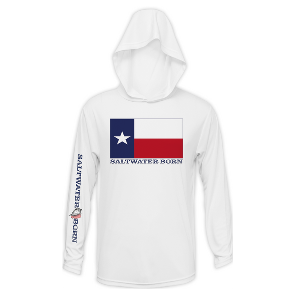 Texas Flag Long Sleeve UPF 50+ Dry-Fit Hoody