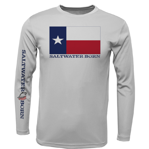 Texas Flag Long Sleeve UPF 50+ Dry-Fit Shirt