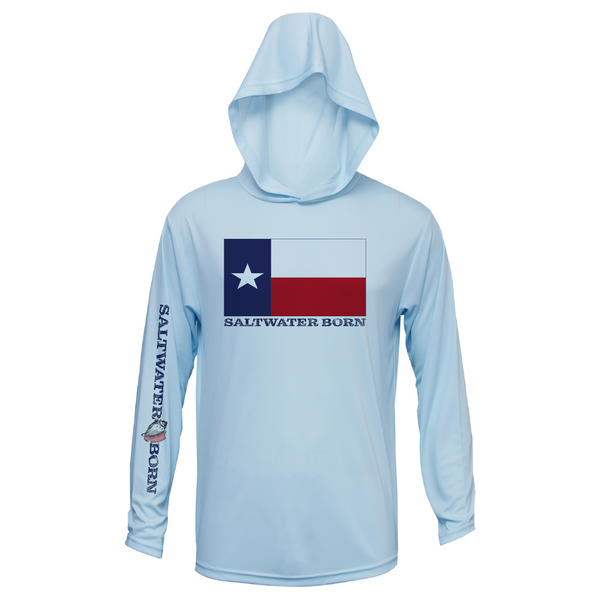 Texas Flag Long Sleeve UPF 50+ Dry-Fit Hoodie
