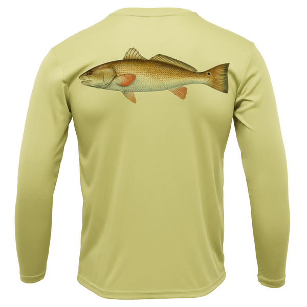 Texas Redfish Camisa de manga larga con protección seca UPF 50+