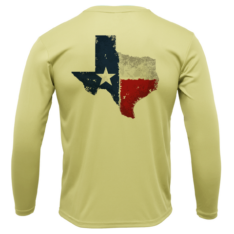 Camisa Dry-Fit de manga larga UPF 50+ del estado de Texas