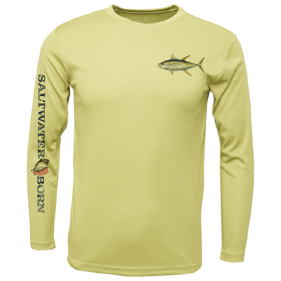 SK Tuna on Chest Long Sleeve UPF 50+ Dry-Fit Shirt – Saltwater Born