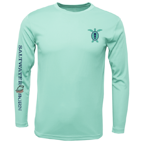 SK Turtle on Chest Long Sleeve UPF 50+ Dry-Fit Shirt