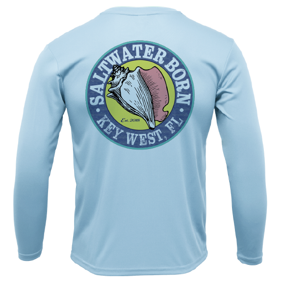 Key West, FL USA Born Long Sleeve UPF 50+ Dry-Fit Shirt