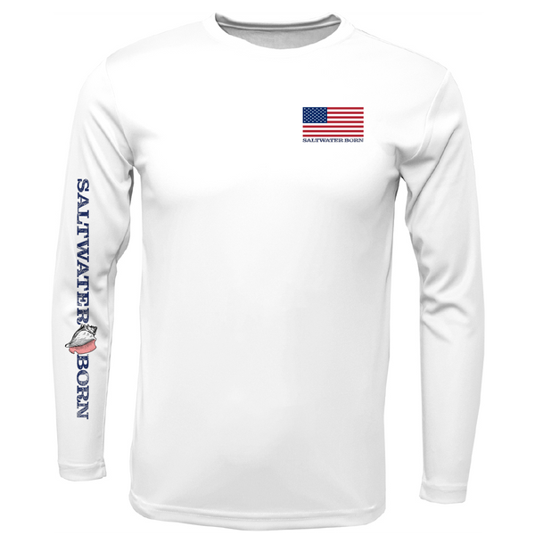 Camisa de manga larga USA Snook UPF 50+ Dry-Fit