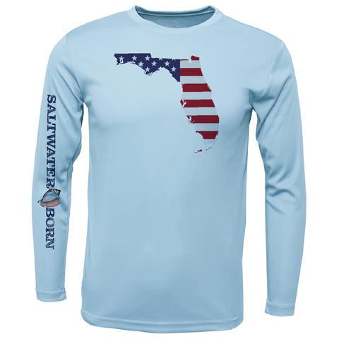 Men's UPF 50 Long Sleeve Flag Collection – Saltwater Born