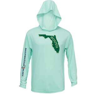 USF Green and Gold Long Sleeve UPF 50+ Dry-Fit Hoodie