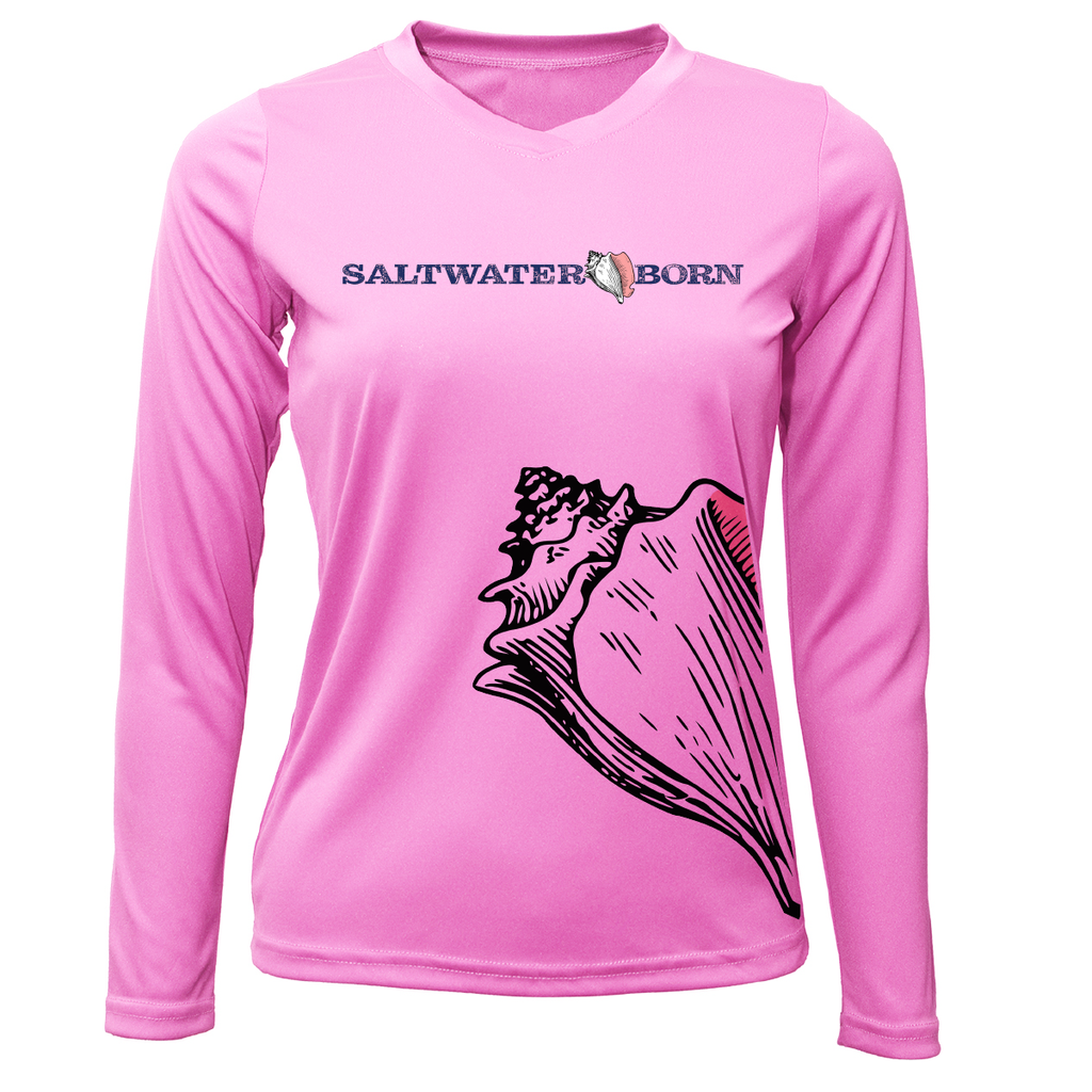 Conch Wrap Long Sleeve UPF 50+ Dry-Fit Shirt – Saltwater Born