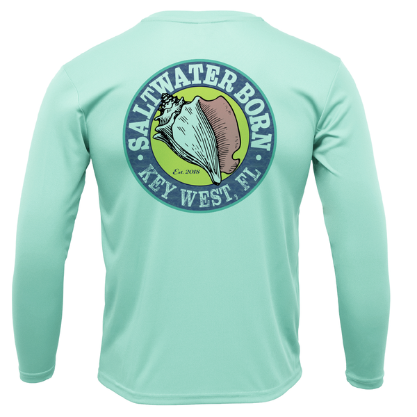 Redfish on Chest Long Sleeve UPF 50+ Dry-Fit Shirt