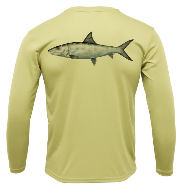 Camisa de manga larga con ajuste seco UPF 50+ de USA Bonefish