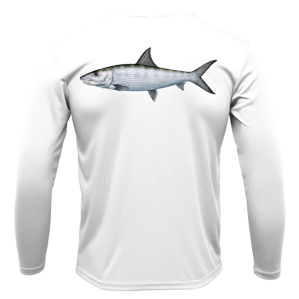 USA Bonefish Long Sleeve UPF 50+ Dry-Fit Shirt