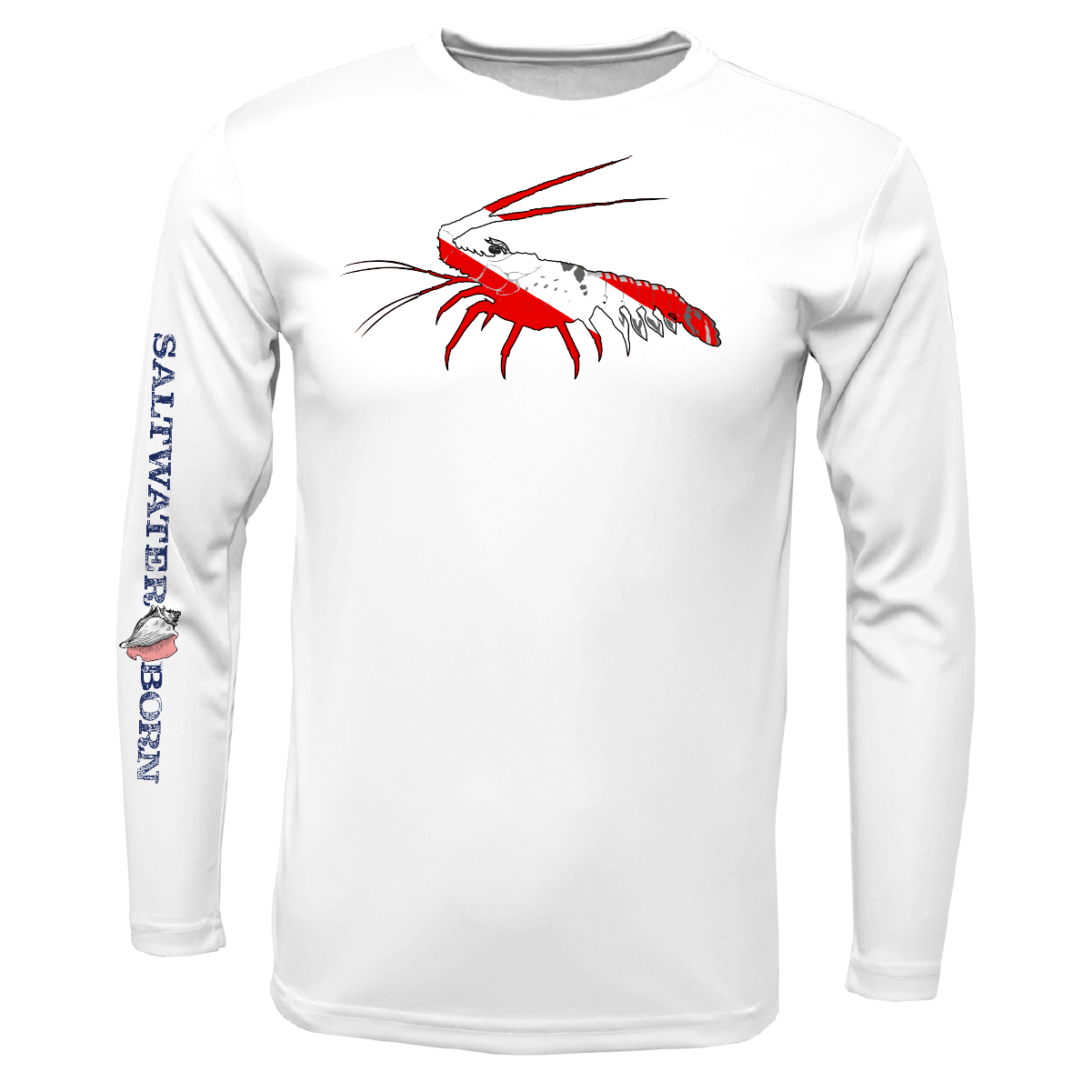 Spiny Lobster Diver Long Sleeve UPF 50+ Dry-Fit Shirt