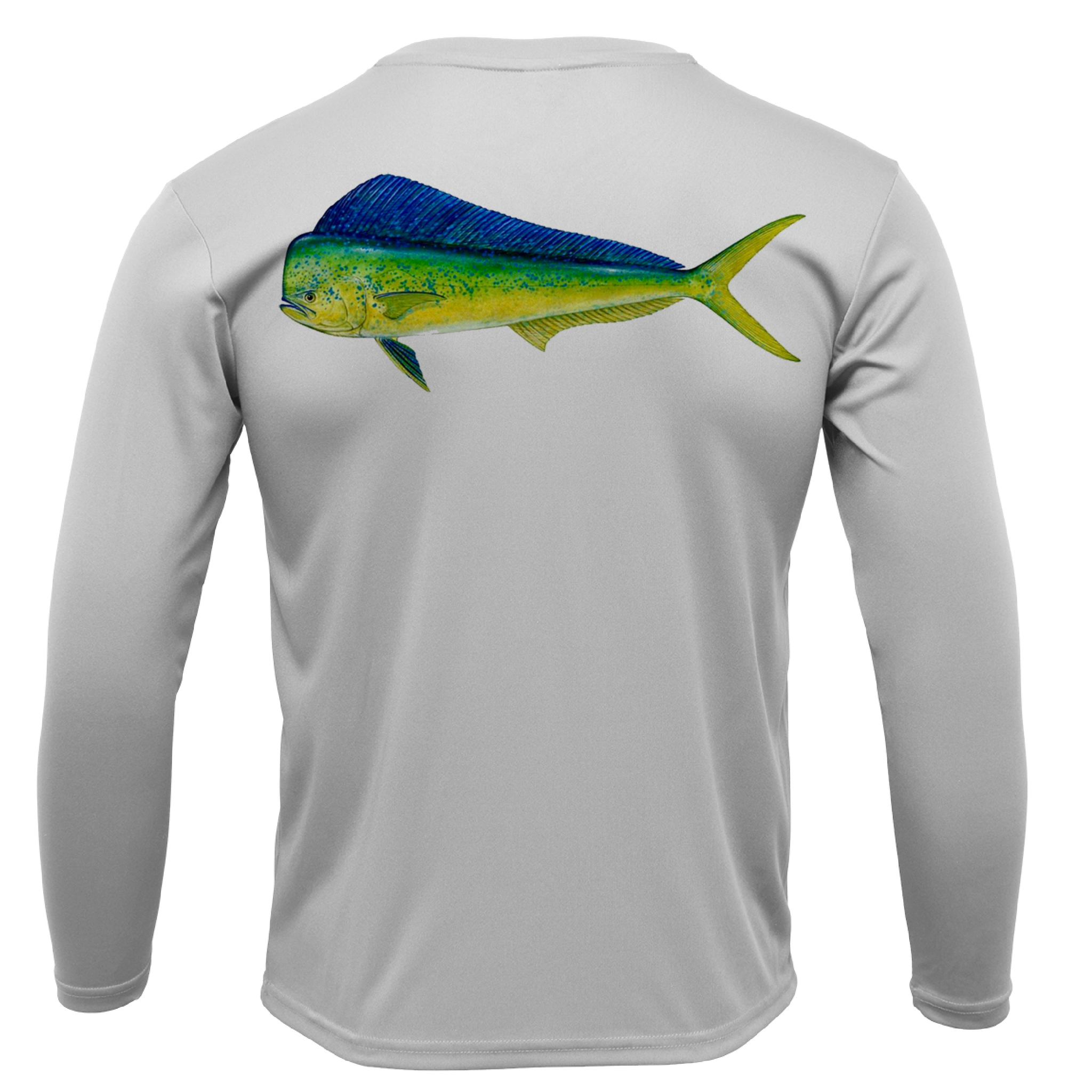 Key West, FL Mahi Long Sleeve UPF 50+ Dry-Fit Shirt – Saltwater Born