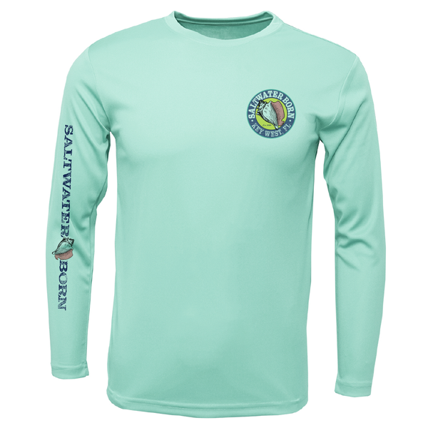 Key West, FL Sailfish Long Sleeve UPF 50+ Dry-Fit Shirt